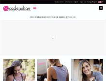 Tablet Screenshot of cadenshae.com